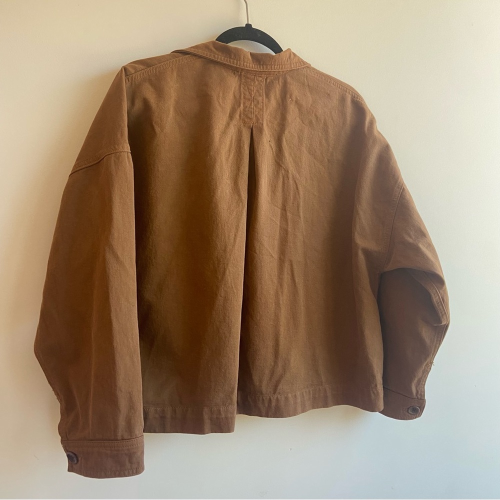 OZMA Tan Utility Jacket for Women - Picture 4 of 10